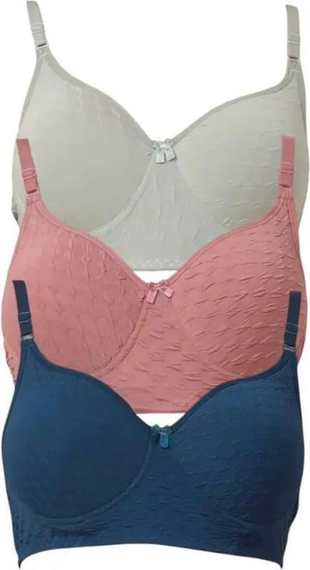 Women's Cotton Lightly Padded Non-Wired Full Coverage